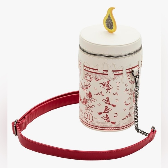 Disney Loungefly Hocus Pocus Black Flame Candle Crossbody Bag NWT - Picture 3 of 9